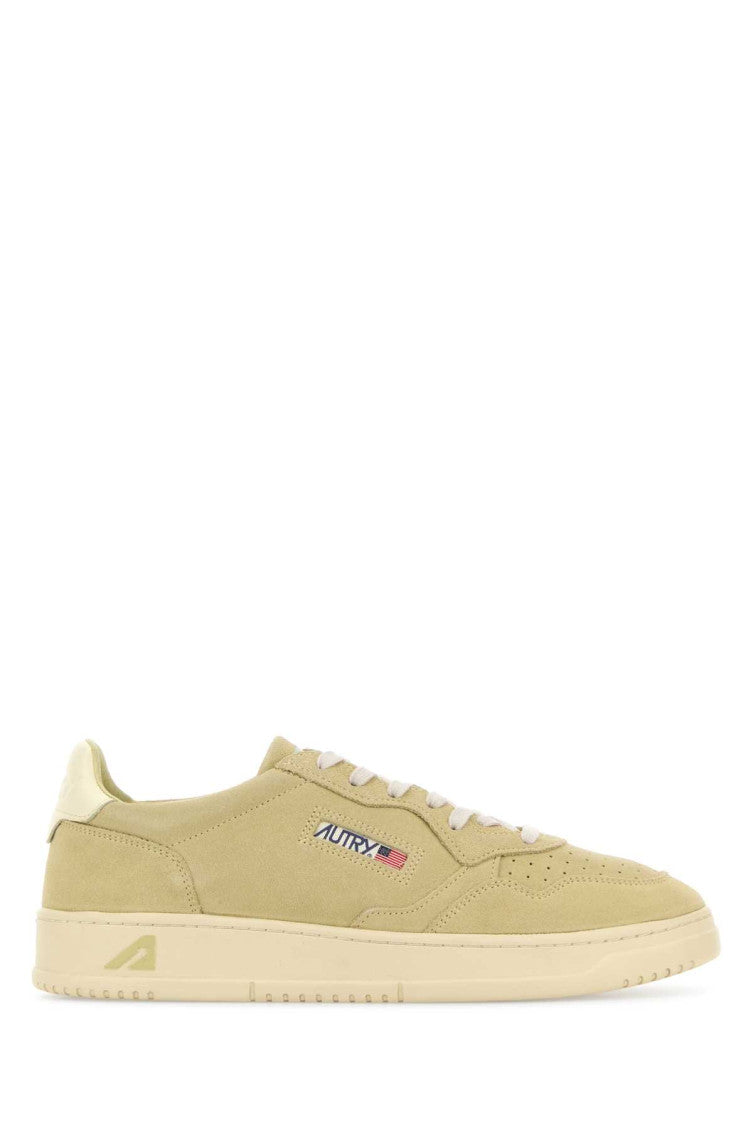 Green Solid Medalist Sneakers 1