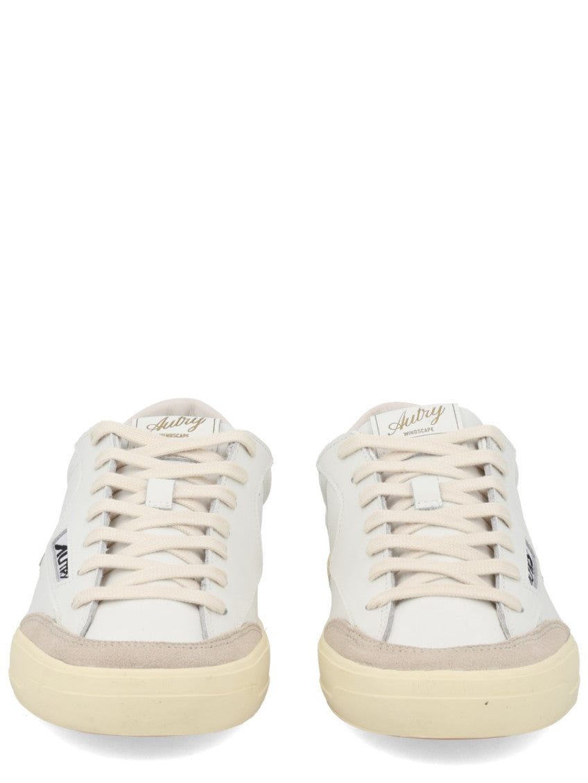 White Logo Sneakers 3