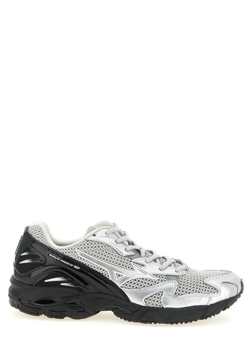 Silver Solid Sneakers 1