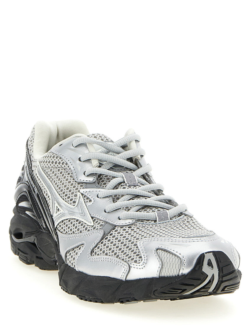 Silver Solid Sneakers 2