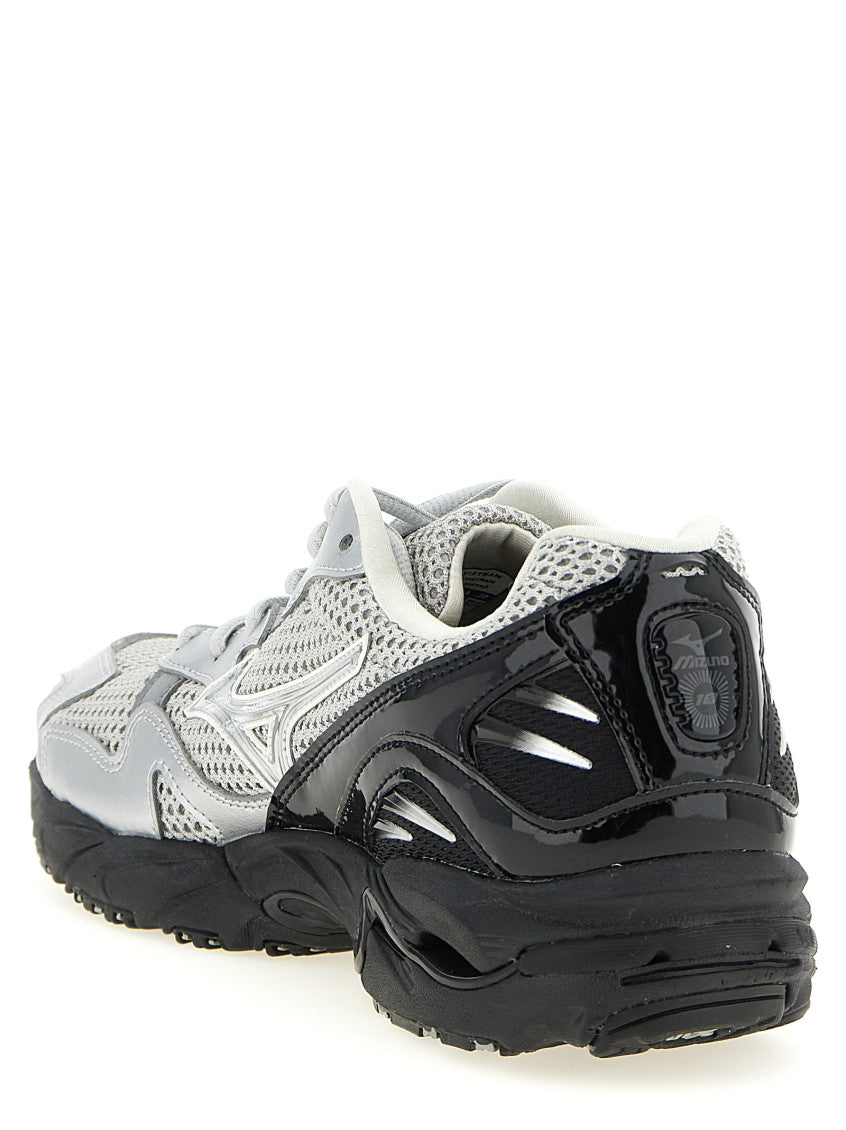 Silver Solid Sneakers 3