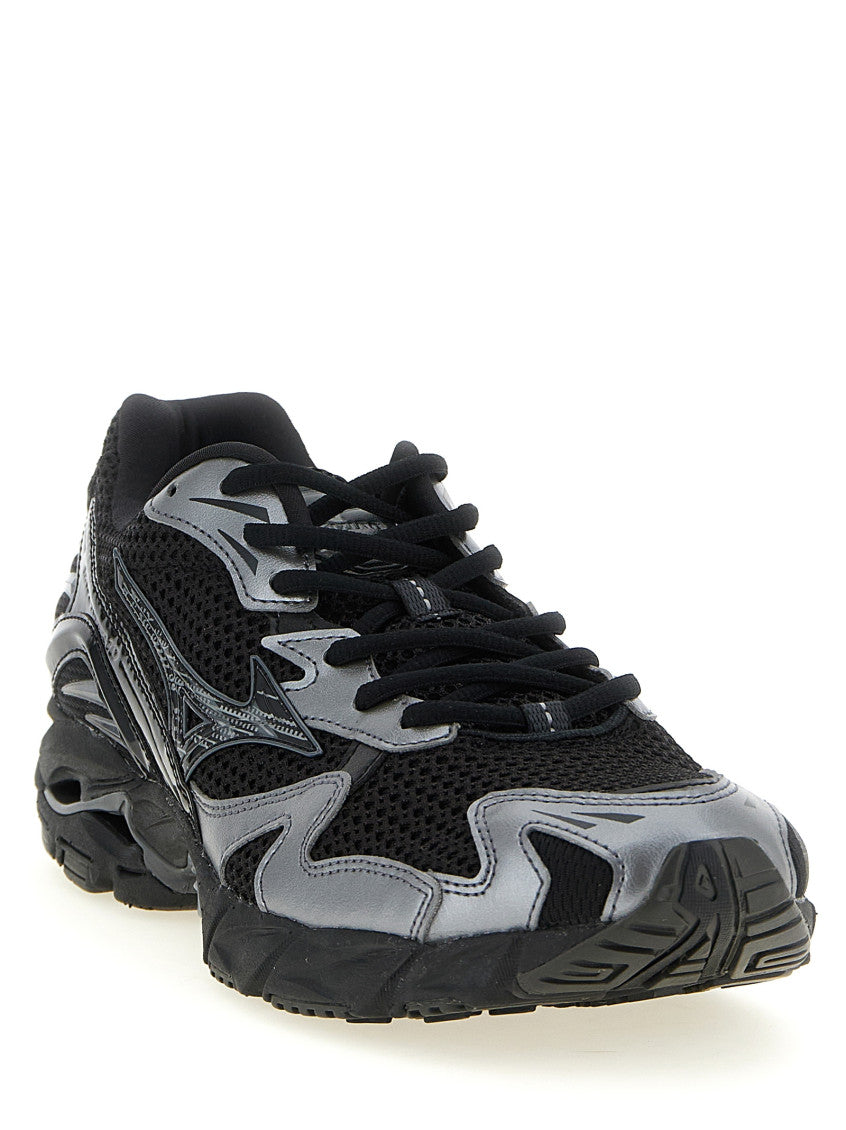 Black Color Block Sneakers 2