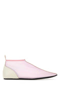 Pink Mesh Ankle Sneakers 1