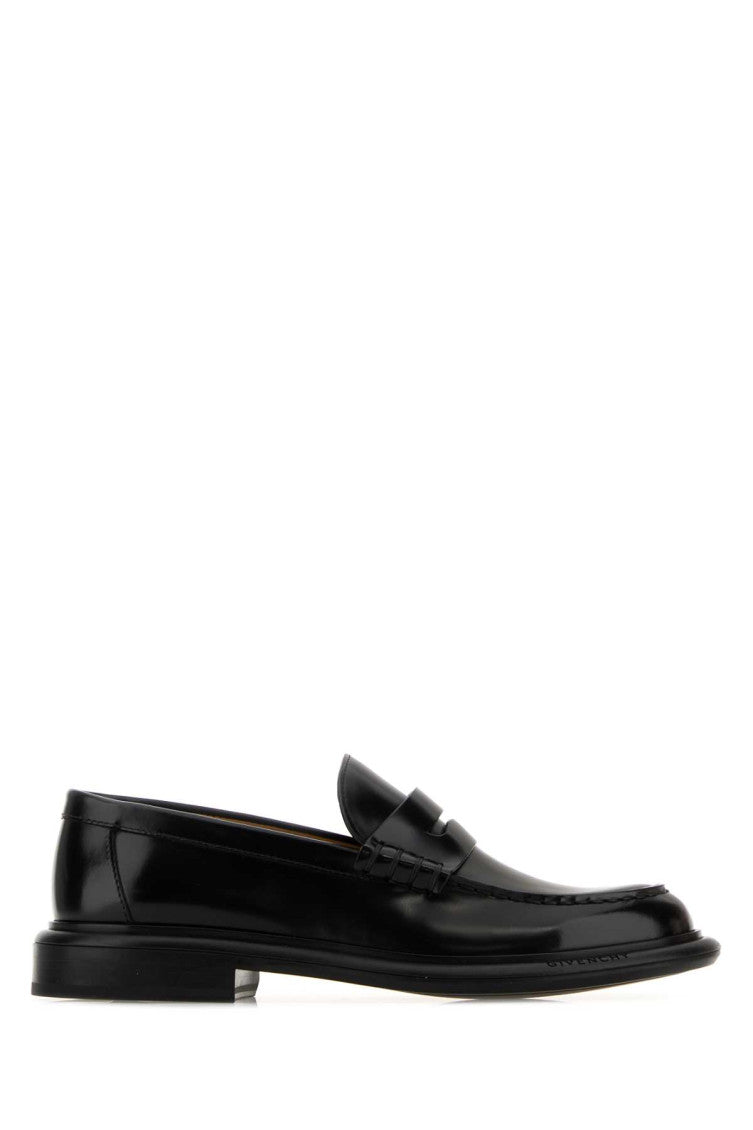 Black Leather Loafers 1