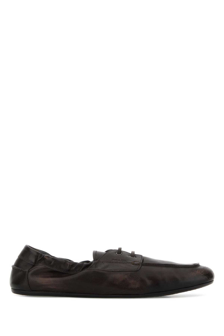 Dark Brown Leather Loafers 1