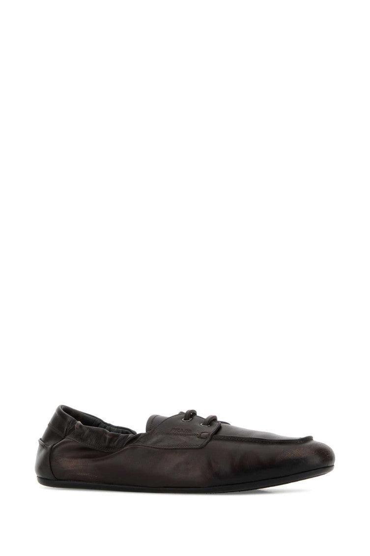 Dark Brown Leather Loafers 2