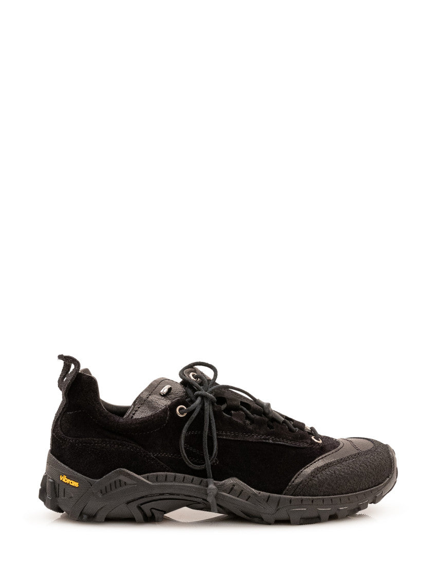 Black Lace-up Sneakers 1