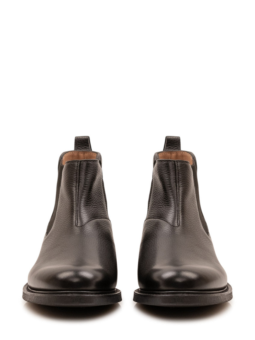 Black Leather Chelsea Boots 2