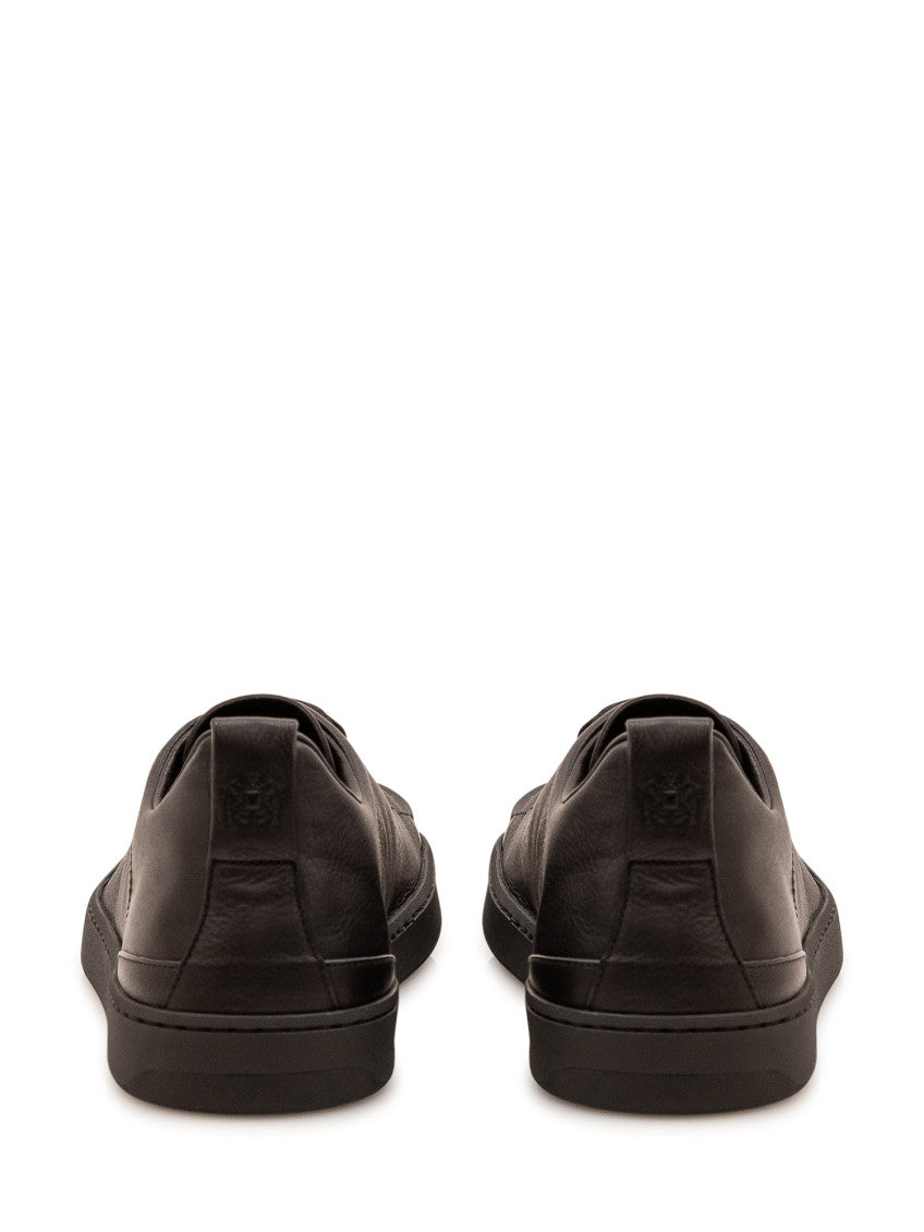Brown Leather Sneakers 3