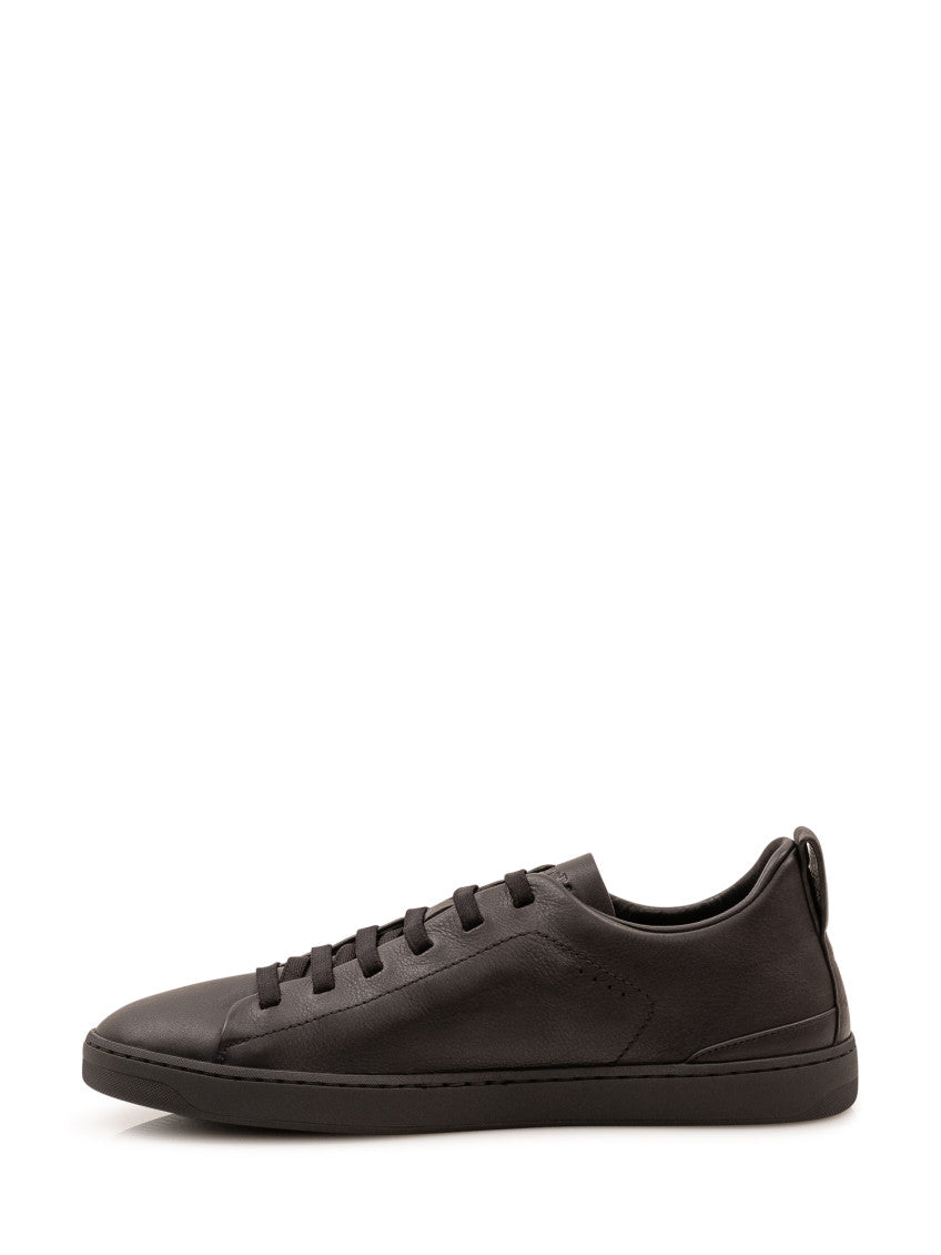 Brown Leather Sneakers 4