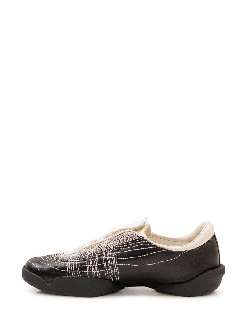 Black Round-toe Sneakers 2