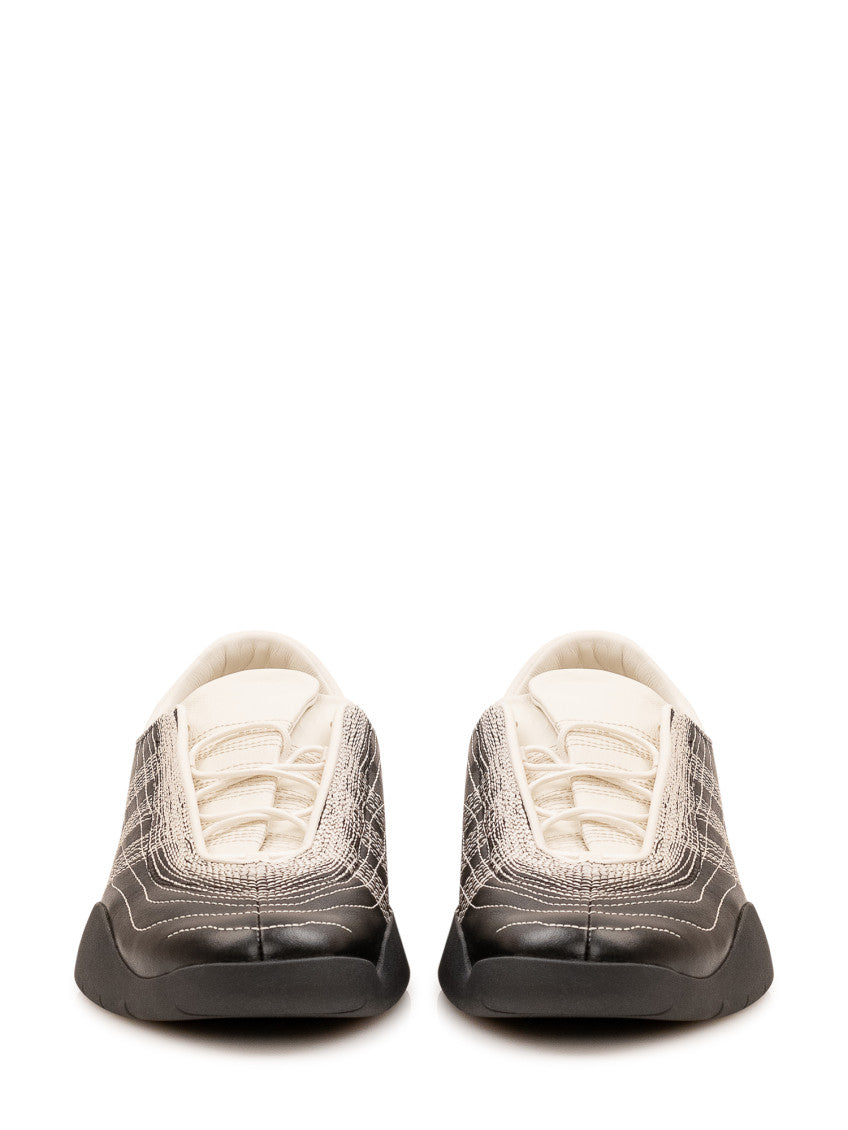 Black Round-toe Sneakers 3