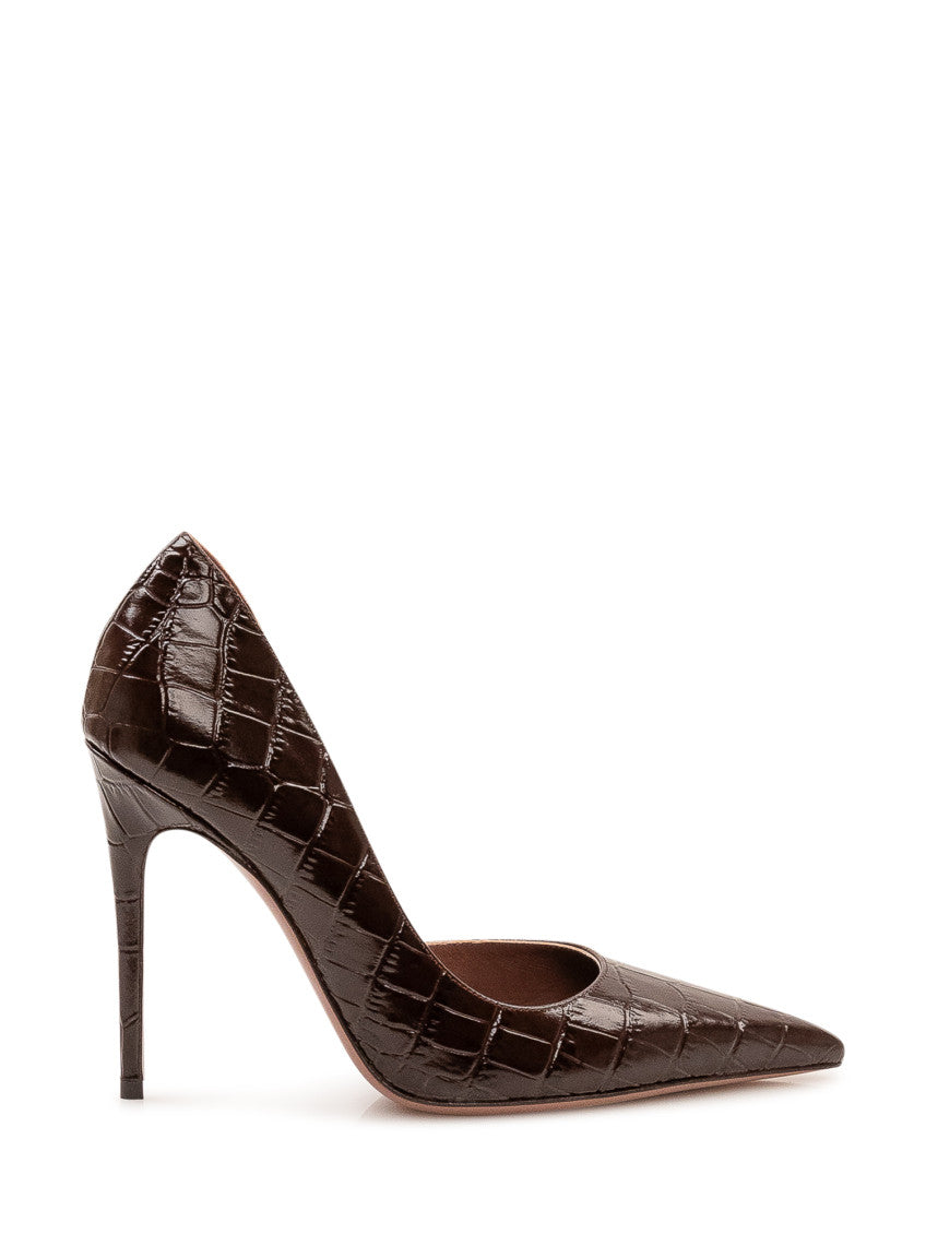 Brown Leather Pumps 1