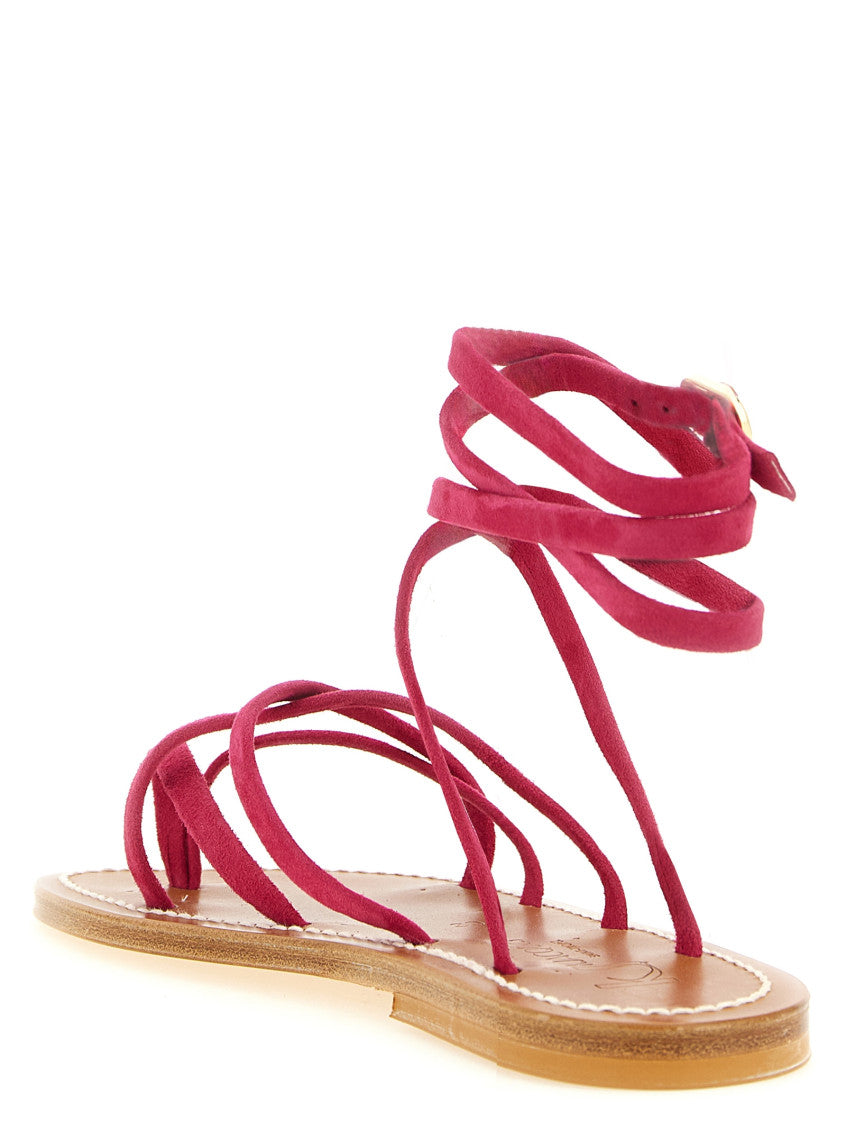Fuchsia Zenobie Sandals 3