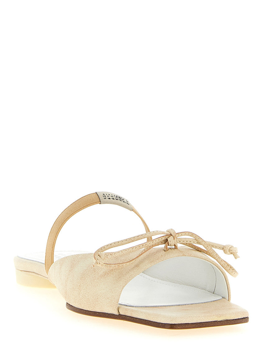 Beige Slip-on Sandals 2