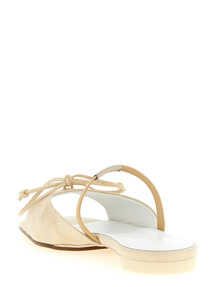 Beige Slip-on Sandals 3