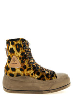 Leopard Print High top Sneakers 1