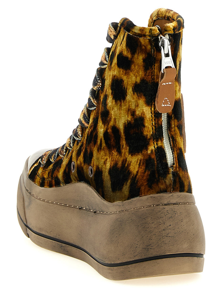 Leopard Print High top Sneakers 3
