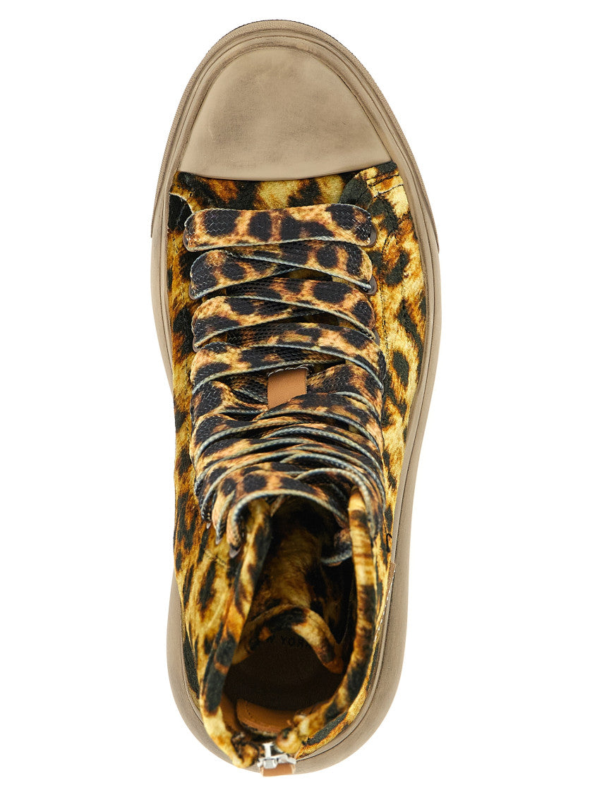Leopard Print High top Sneakers 4