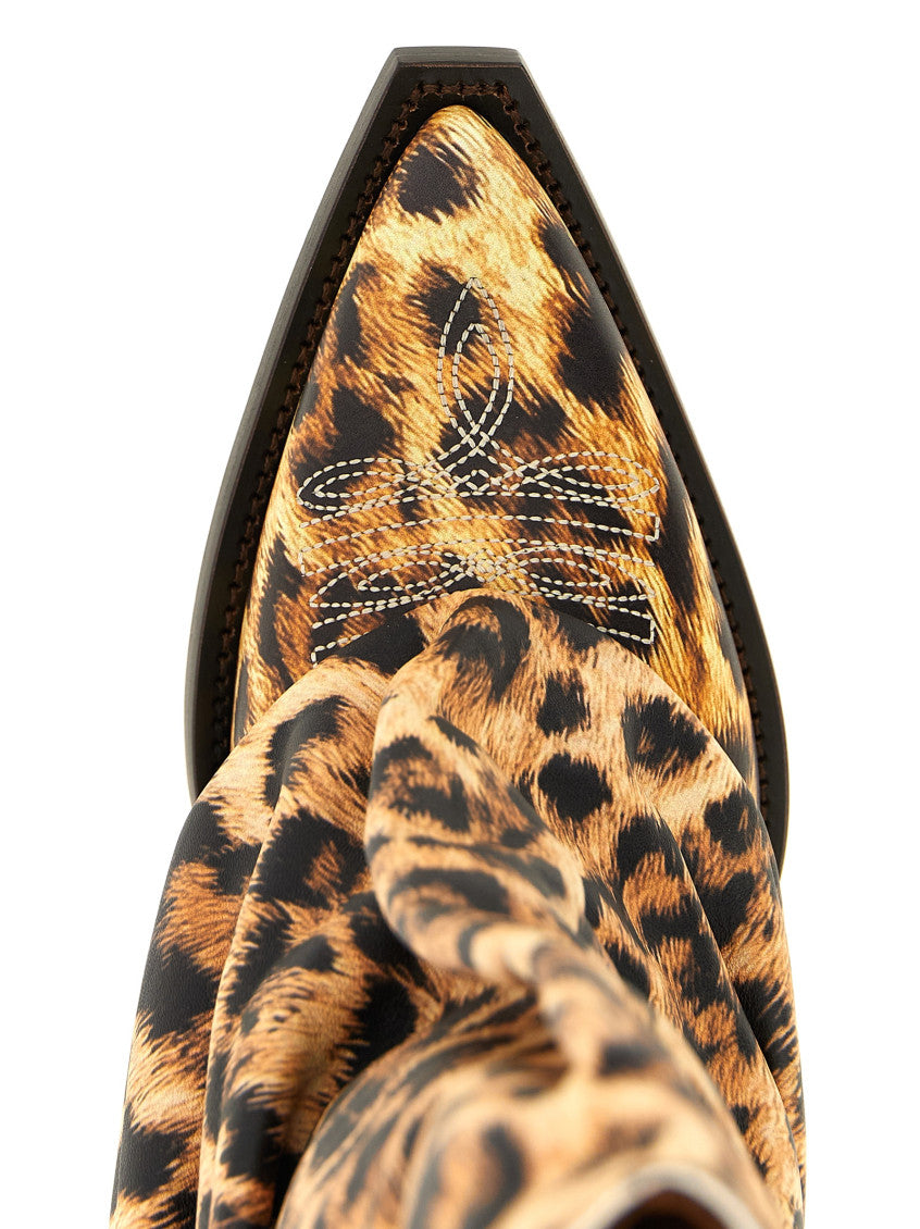 Leopard Print High Boots 4