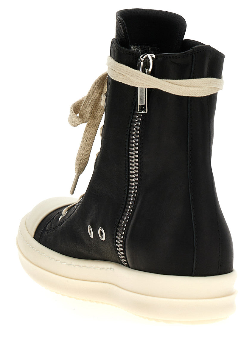 Black Leather Sneakers 3