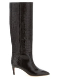 Brown Leather High Boots 1