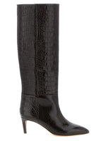 Brown Leather High Boots 1