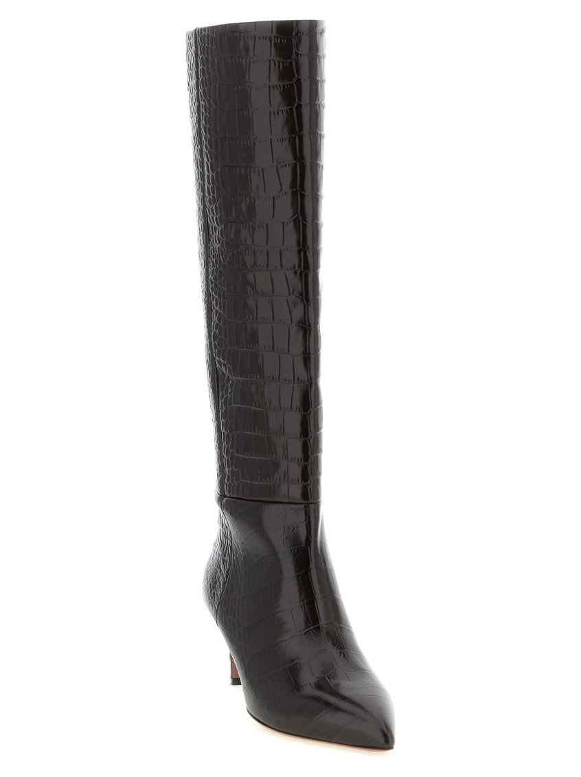 Brown Leather High Boots 2