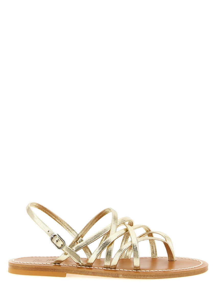 Gold Pandora Sandals 1