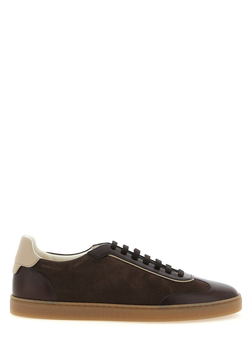 Brown Suede Sneakers 1