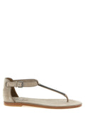 Beige Ankle-strap Sandals 1