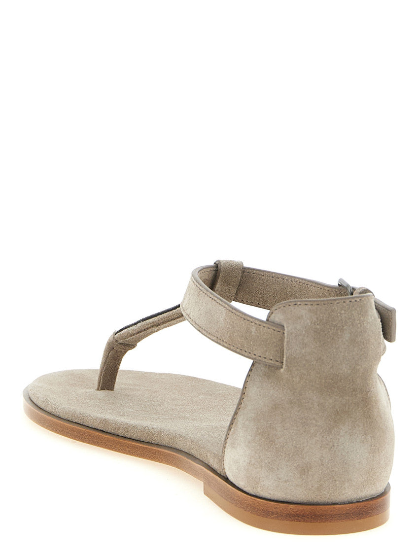 Beige Ankle-strap Sandals 3