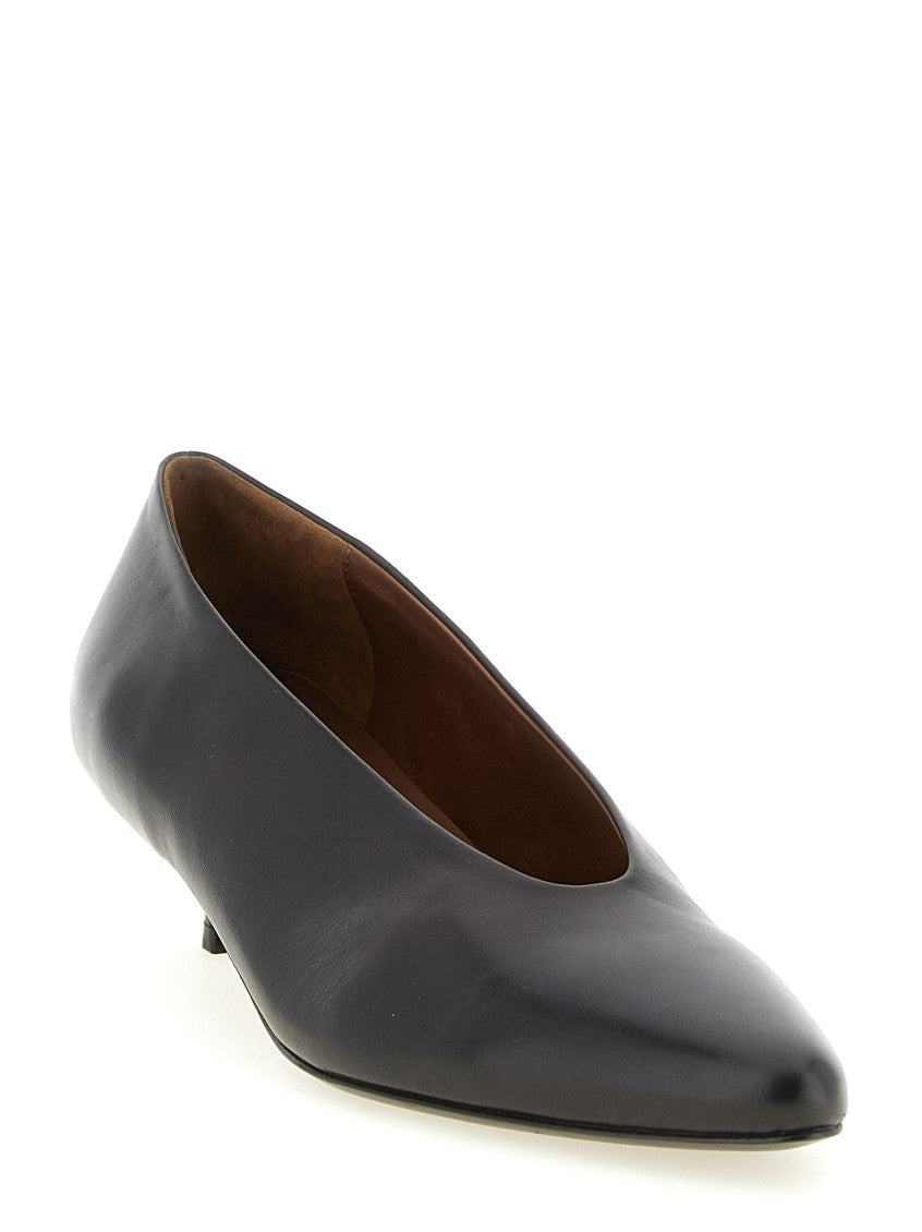 Brown Leather Pumps 2