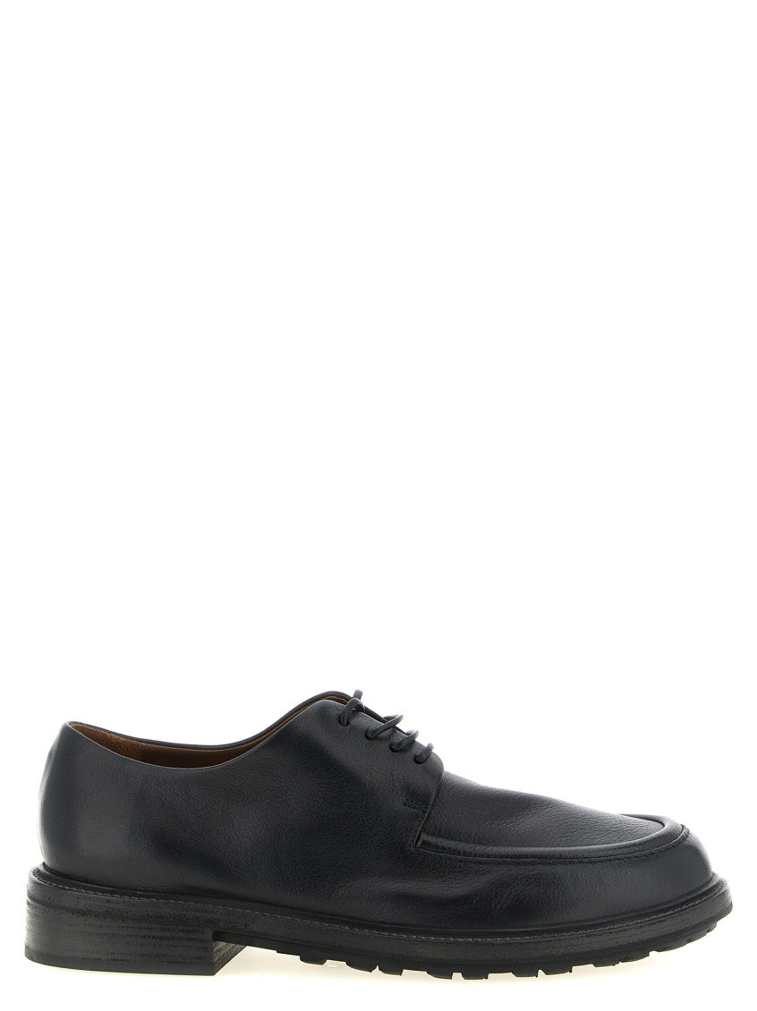 Black Leather Lace-up Shoes 1