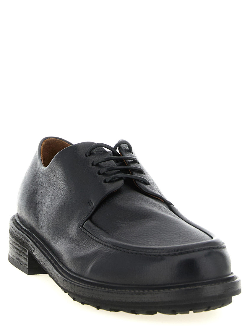 Black Leather Lace-up Shoes 2