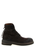 Brown Suede Lace-up Boots 1