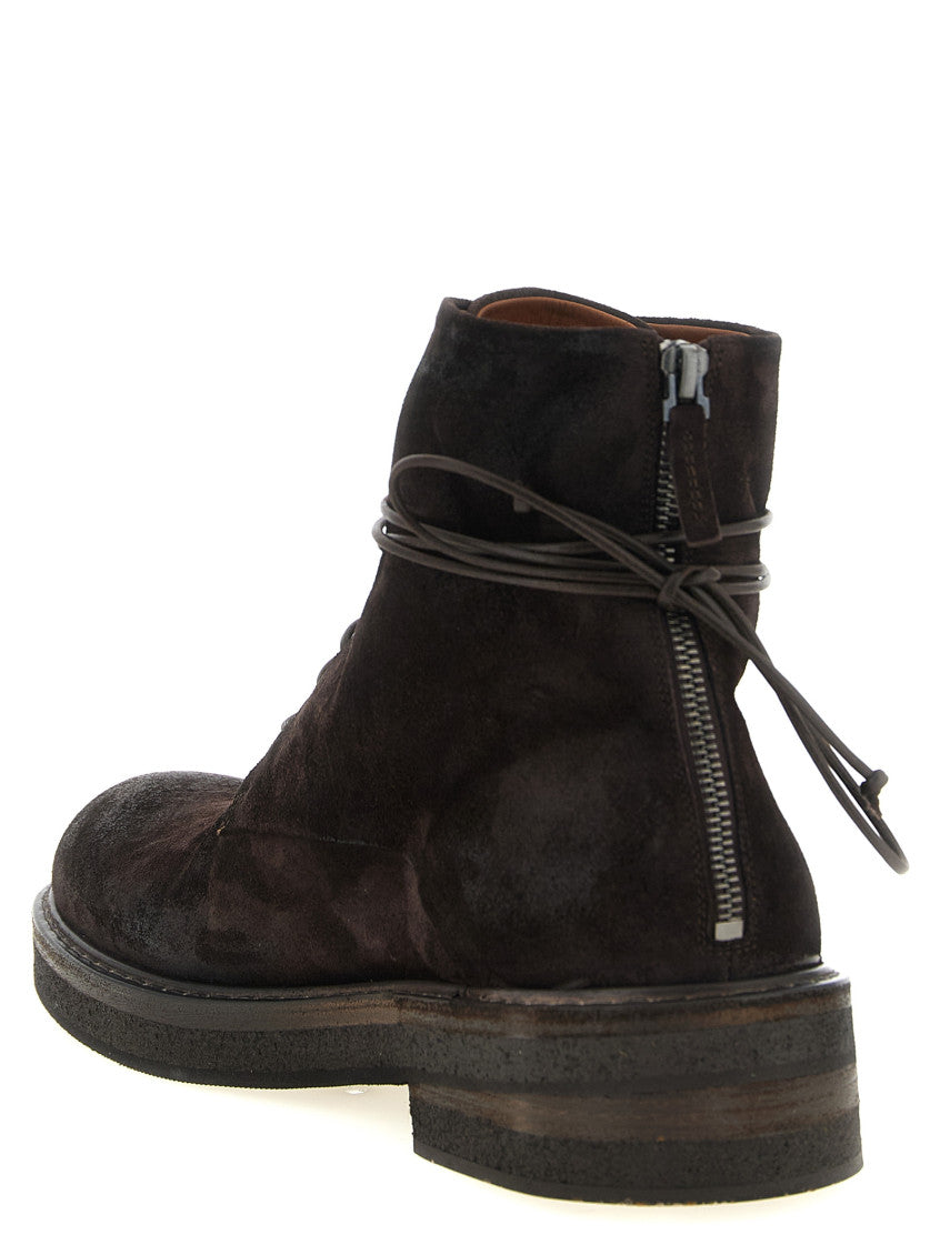 Brown Suede Lace-up Boots 3