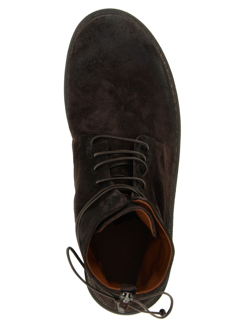 Brown Suede Lace-up Boots 4