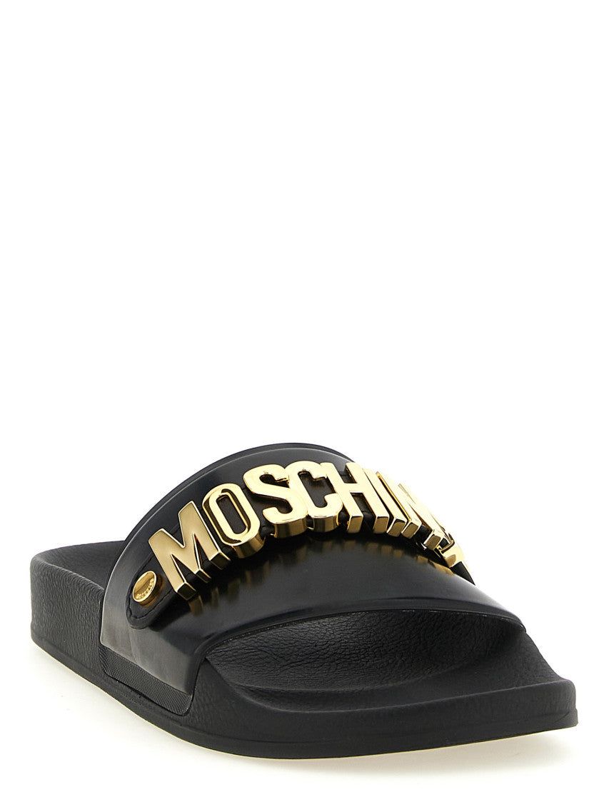 Gold Logo Pool Slides 2