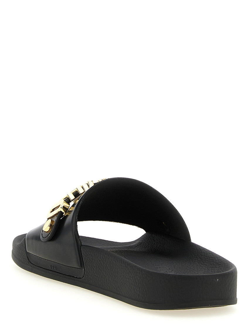 Gold Logo Pool Slides 3