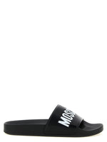 Black Logo Pool Slides 1