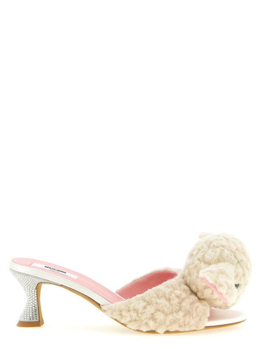 White Slip-on Heels 1