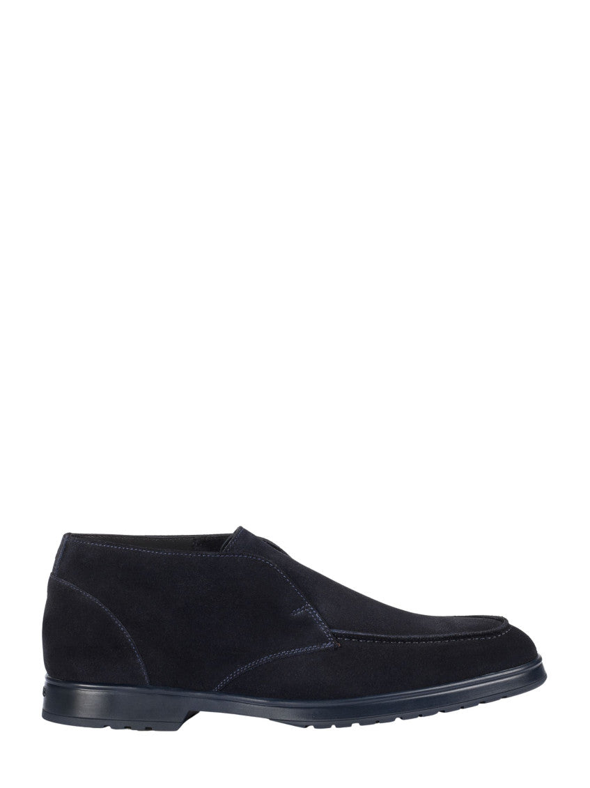 Navy Blue Adler Chukka Boots 1