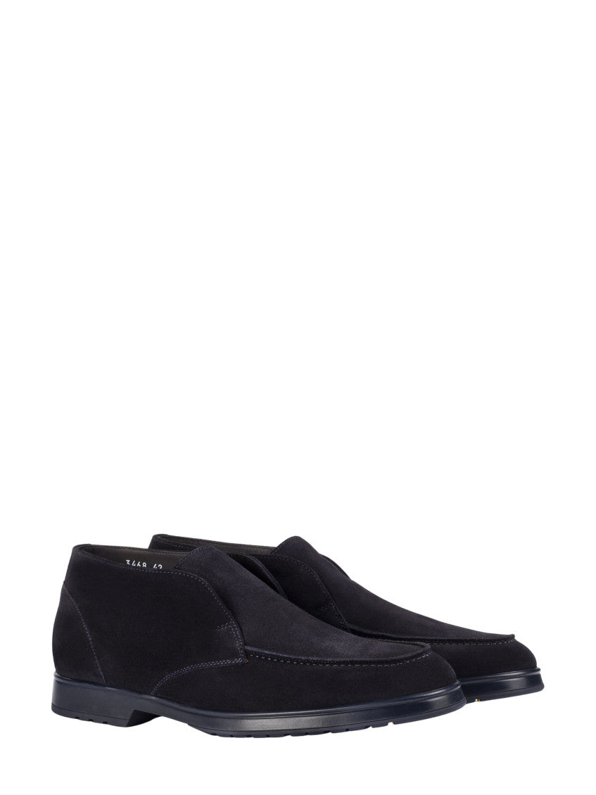 Navy Blue Adler Chukka Boots 2