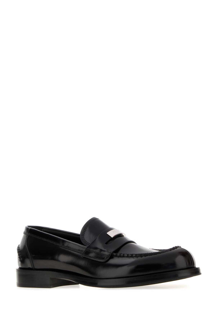 Black Leather Loafers 2