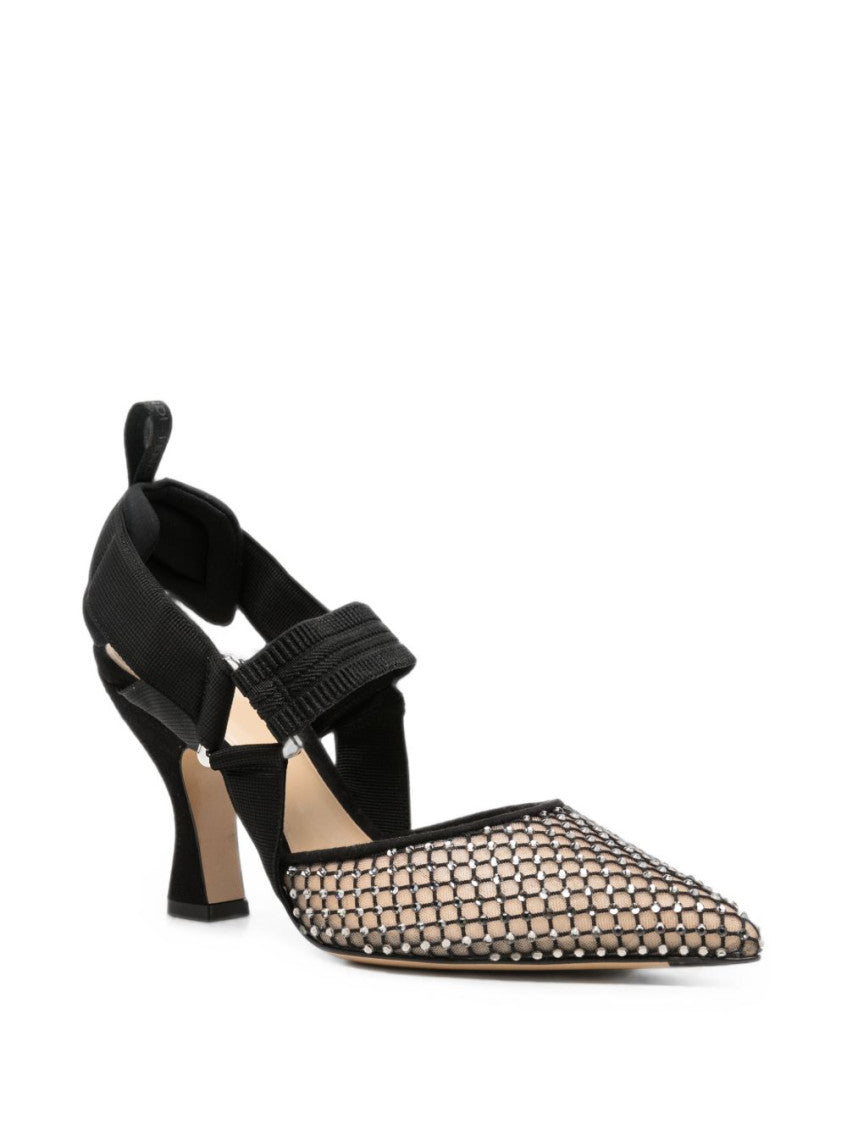 Black Embellished Pumps 2