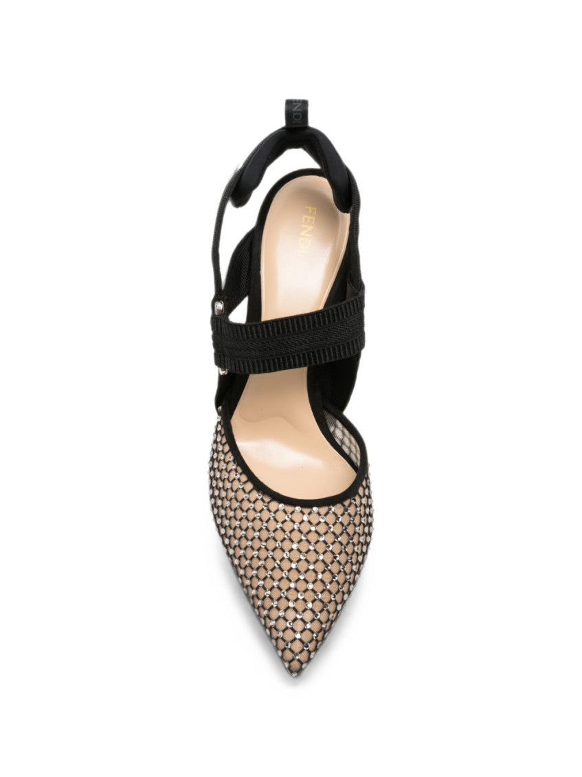 Black Embellished Pumps 3