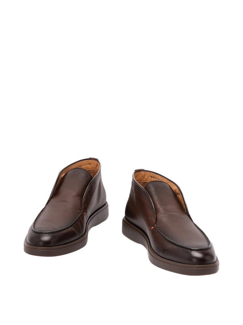 Brown Slip-on Boots 2