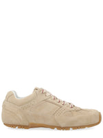 Beige Suede Sneakers 1