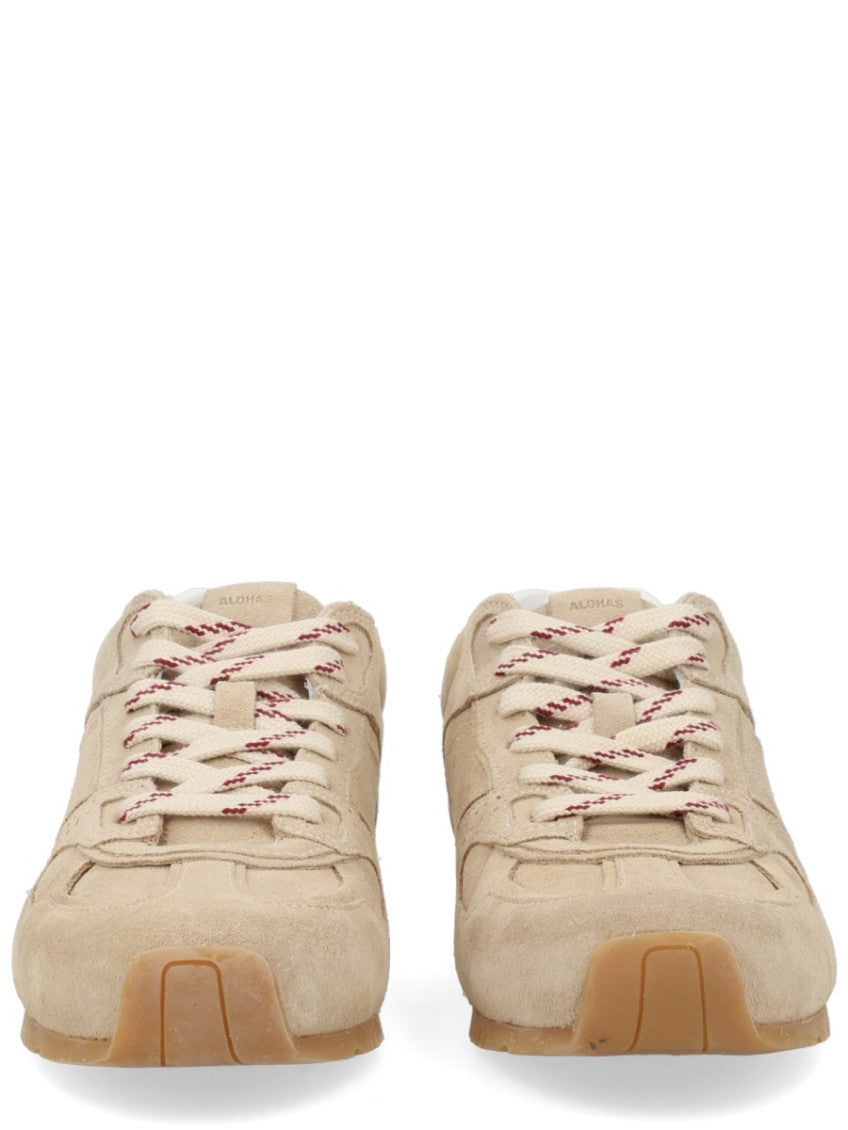 Beige Suede Sneakers 3